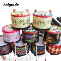 ราคา HAIGRADE Beat Instrument, 2 กลอง ค้อน 8 นิ้วกลองชั้น, ของเล่นเพื่อการศึกษาไม้การ์ตูน Ground Drum Percussion เด็กของขวัญวันเกิด (52153621352)