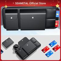 ราคา SEAMETAL ที่เก็บบัตรในรถยนต์ ที่เก็บบัตรในรถ กล่องแว่นตากันแดด สำหรับติดที่บังแดดในรถยนต์ (25885549975)