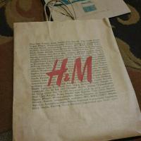 ราคา ถุงกระดาษ H&M ดั้งเดิม (29031867486)