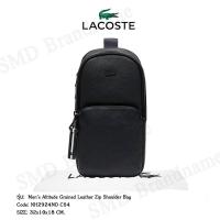 ราคา Lacoste กระเป๋าคาดอก รุ่น Men's Altitude Grained Leather Zip Shoulder Bag Code: NH2924NO C54 (21219748004)