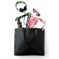 ราคา กระเป๋า A Bathing Ape Tote Bag สีดำปั๊มลาย signature BAPE (6432707998)