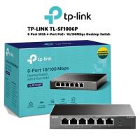 ราคา TP-LINK TL-SF1006P 6-Port 10/100Mbps Desktop PoE Switch with 4-Port PoE+ SWITCH HUB (สวิตซ์ฮับ) (26059782467)