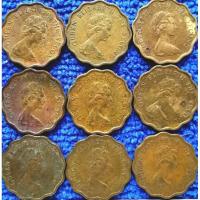 ราคา เหรียญ​หมุนเวียน​ ฮ่องกง​ Hong​Kong​ 20 Cent​s​ รุ่น Elizabeth​ II ใช้แล้ว​ #​105 (11049929679)