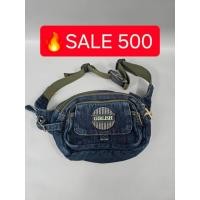 ราคา AEIOU Sale No.344 Girlish กระเป๋ายีนส์ คาดเอว รุ่น Fold (40466830311)