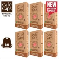 ราคา Nespresso Compatible Organic Coffee Capsule - Cafecaps (6 Boxes X 10 Caps) | กาแฟแคปซูล ออร์แกนิค (18874789685)