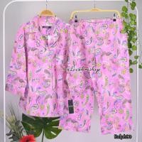 ราคา Ralph90 : Ralph Lauren Cotton Capri Pajama Set (ราคาป้าย $69 จ้า) ชุดนอนผ้าคอตตอนเนื้อดีมากจ้า (2700447079)