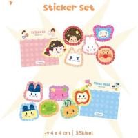 ราคา ชุดสติ๊กเกอร์ โดย ทริงเอตริส | Trinkets peko chan monchhichi toro miffy angel blue anpanman matchi mimitchi purplechi kuchipatchi matchi apple tamagotchi (54102400789)