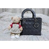 ราคา ❌Sale❌Lady dior 10" lamp สีเทา แท้ % (821201040)