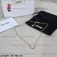 ราคา : New!! Miu Miu Necklace ️ก่อนกดสั่งรบกวนทักมาเช็คสต๊อคก่อนนะคะ️ (29273611241)