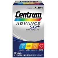 ราคา Centrum Advance 50+ 60tables เซนทรัมแอดวานซ์ 50+ ขนาด60เม็ด (หมดอายุ12/2022) (8596040513)
