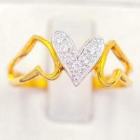 ราคา Lucky Gems แหวนเงินแท้ 925 เพชร CZ ชุบโรเดียม แหวนโลมา LKM774 (19973410526)