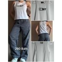 ราคา 2406027เสื้อแขนกุดDknyสีขาวไซด์Mวัดหหน้าผ้าอก34ยาว19.5นิ้วเหมาะกับอกไม่เกิน32นิ้ว (28404663173)