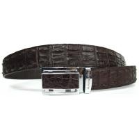 ราคา เข็มขัดหนังจระเข้แท้ ส่วนกระดูกคู่ สีน้ำตาล (28713628799)