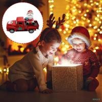 ราคา WHEATI คริสต์มาสรถโบราณตุ๊กตา Santa Reindeer Snowman Tree Alloy ABS ครอบครัวห้องนั่งเล่น (56252444550)