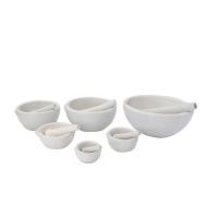 ราคา โกร่งบดยาพร้อมที่บด (Mortar with Spout and Pestles - Porcelain) ขนาด 130 mm, 160 mm, 216 mm (10305246820)