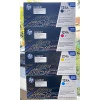 ราคา Toner HP 124A Q6000A Q60001 Q60002 Q60003 (BK C M Y ) ของแท้ขายลดราคาขายโล๊ะมีประกัน (23128888420)