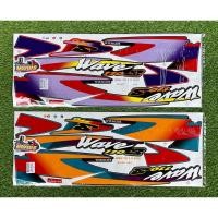 ราคา สติ๊กเกอร์เวฟ110 Wave110S WAVE110 S เวฟ110S ปี2000 (สีสด เคลือบเงาแท้) (20015608495)