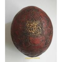 ราคา กะลาตาเดียว แกะลายราหุลอมจันทร์ เก่าไม่ทราบที่ (22972625533)