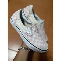 ราคา Vans สลิปออน ลายตารางสีชมพู ไซร้ 38.5/24.5 มือสองของแท้ (40315179868)