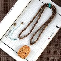 ราคา สร้อยคอลูกปัดพุทธ ดีไซน์ธรรมชาติ กับสัญลักษณ์จี้ ผลิตจากไม้กฤษณาและไม้จันทน์สีแดง พร้อมจำหน่ายเป็นจำนวนมาก (48402490081)