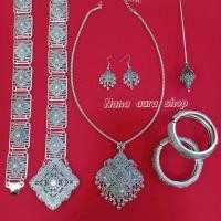 ราคา เครื่องประดับล้านนา เป็นชุด สีเงินรมดำ (17583937208)
