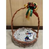 ราคา กระเช้าของขวัญ กระเช้าผลไม้ กระเช้าหวาย ทรงรี แถมโฟมตาข่ายใส่ผลไม้ (7762901699)