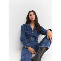 ราคา [MANGO] ONE-PIECE SUIT SUSAN / ชุดจั๊มสูท Denim jumpsuit with flaps รุ่น SUSAN Ref: 57094769 (26591105260)