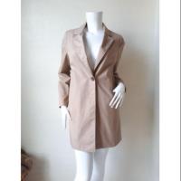 ราคา CROCODILE LADIES เบลเซอร์สูทผู้หญิง /โค้ท ผ้าคอตตอนผสมสเปนเด็กซ์ ยืดนิดหน่อย สีน้ำตาลอ่อน Size 95 ( M ) รอบอก 34 นิ้วค่ะ (1752126768)