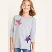 ราคา เสื้อยืด OLD NAVY 3/4 SEQUIN FLIP STAR GIRLS (8826060586)