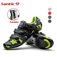 ราคา ❤ Santic รองเท้าปั่นจักรยานผู้ชายรองเท้าจักรยานเสือหมอบระบายอากาศสีอำพรางรองเท้าปั่นจักรยาน Wms (43663975529)