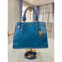 ราคา Coach Crosby Carryall in Teal มือสอง ของแท้ (27708642876)