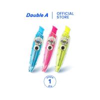 ราคา Double A เทปลบคำผิดแบบกด ขนาด 5 x 6 มม. คละสี จำหน่าย 1 ชิ้น (26156447508)