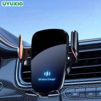 ราคา C UYUXIO Wireless Car Charger Fast Charge Manual Clamping Air Vent Car Phone Holder For Android Pho (44550428043)