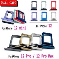 ราคา ถาดซิมสําหรับโทรศัพท์ 12 Pro Max 12 mini Dual Card slot SD Card Holder Adapter + Pin (44753559534)