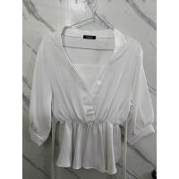 ราคา เสื้อเชิ๊ตผู้หญิง จั๊มเอว มีสายมัด เสื้อทำงาน (11681063228)