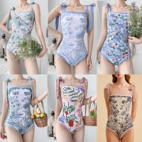 ราคา ชุดว่ายน้ำสีทึบ ชุดว่ายน้ำวันพีช ชุดว่ายน้ำสายเดี่ยว ชุดว่ายน้ำโชว์เอวเว้าหลัง ชุดว่ายน้ำวันพีช (22066924532)