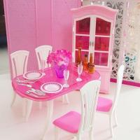 ราคา เฟอร์นิเจอร์บาร์บี้​โต๊ะกินข้าว​+ ตู้ (มีตำหนิ) (2357991865)