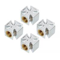 ราคา จุ๊บลมยาง west coast chopper ชอปเปอร์ จักรยาน BMX 2ชิ้น สีเงิน (4397889576)