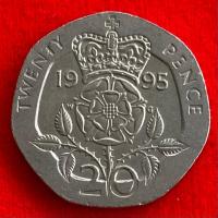 ราคา เหรียญอังกฤษ​​ United Kingdom 20 pence ปี 1995 เหรียญต่างประเทศ (23250135524)