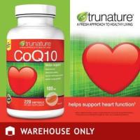 ราคา อาหารเสริม​บำรุง​หัวใจ​ Trunature CoQ10 220 Softgels 1000mg (2663104923)