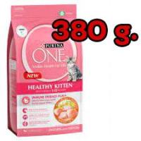 ราคา PURINA ONE HEALTHY KITTEN FORMULA 380 g. เพียวริน่า วัน อาหารแมว สูตรลูกแมว 380 กรัม. (13799755986)