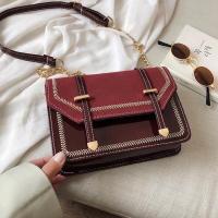 ราคา กระเป๋าสะพายข้างทรงเหลี่ยมสายโซ่ผูกหนัง สินค้าพร้อมส่ง กระเป๋าสะพายข้าง (5350692944)