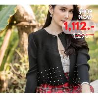 ราคา เสื้อคลุมอัดพรีท แบรน jane สีแดง (25466463512)
