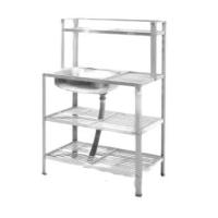 ราคา YINGHENG อ่างซิงค์(ต่อบน) 75ซม. 2ชั้น รุ่นS404 ขนาด 75x120x41cm.(ชุด) (21083248701)