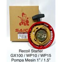 ราคา MESIN Recoil Starter GX100 Saichi WP15 WP10 Crank Hood Pull Mini Pump Machine 1.5 dim (43725516340)
