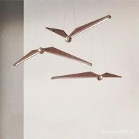 ราคา 2RZG CKโคมไฟระย้ารูปนกเรียบง่ายสไตล์นอร์ดิกโคมไฟร้านอาหารที่สร้างสรรค์และมีเอกลักษณ์เฉพาะตัวโคมไฟบาร์ไม้เนื้อแข็งโคมไฟแถ (27251805345)