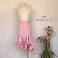 ราคา กระโปรงแต่งชายระบาย หางปลา หน้าสั้นหลังยาว วินเทจสุดๆ (1234273703)