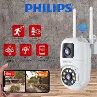 ราคา Philips กล้องวงจรปิด 2 เลนส์ 2 ภาพ 5MP อินฟราเรด พูดคุยสองทาง ดูผ่านแอปได้ทุกที่ ประกันหนึ่งปี (27488761506)