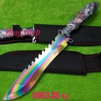 ราคา มีด มีดพก มีดพกใบตาย Columbia รุ่น D063-3Dรุ้ง USA ใบมีดไทเท (13399236191)