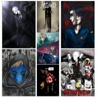 ราคา Creepypasta Anime Video Game Poster Canvas Painting Wall Art for Picture Coffee House Bar Living Room Bedroom Home Wall (42001719682)